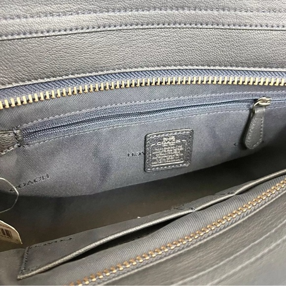 Coach 37732 Soft Grain Coach Soft Swagger Dk Navy - Picture 14 of 14